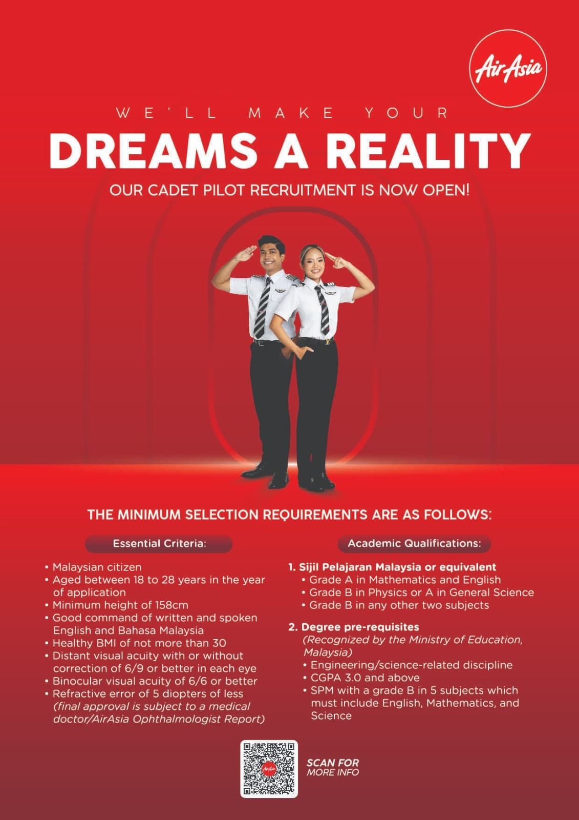 AirAsia Cadet Pilot Advertisment